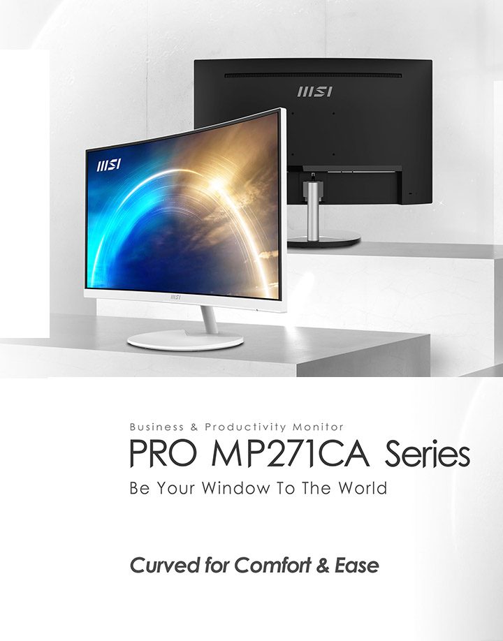 MSI PRO MP271CAW Curved Computer Monitor